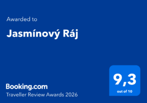 Ocenění Booking.com Traveller Review Awards 2026 – hodnocení hostů 9,3 z 10
